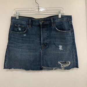 J Brand Bonny Midrise Mini Skirt in Astonish Destruct Wash (28)